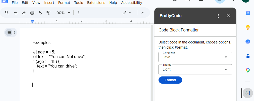 Before formatting